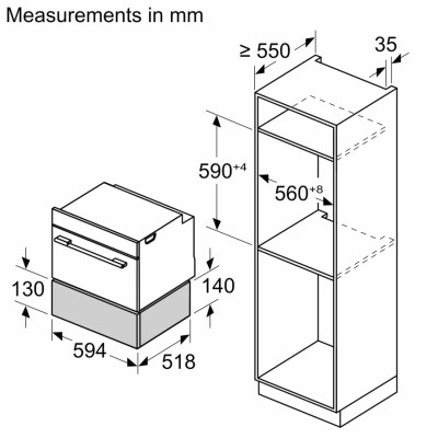 Шафа для підігрівання посуду Siemens BI710C1B1