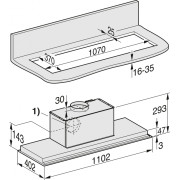 Вбудований витяжний модуль (Extractor units) Miele DA 2518