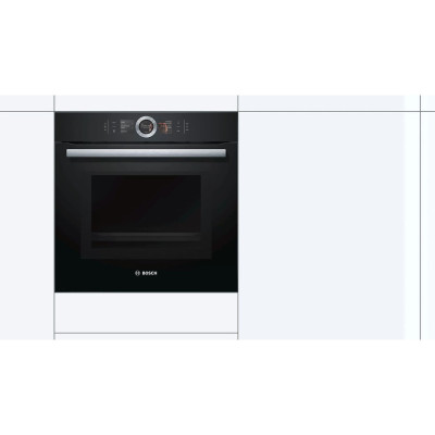 Духовой шкаф с микроволновым режимом Bosch HMG656RB1