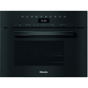 Компактна духова шафа з функцією пароварки і мікрохвильовим режимом Miele DGM 7440 OBSW