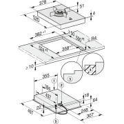 Газова панель конфорок (1 двоконтурна конфорки) Miele CS 7101-1 FL