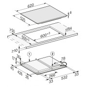 Индукционная нанель конфорок Miele KM 7867-1 FL Diamond
